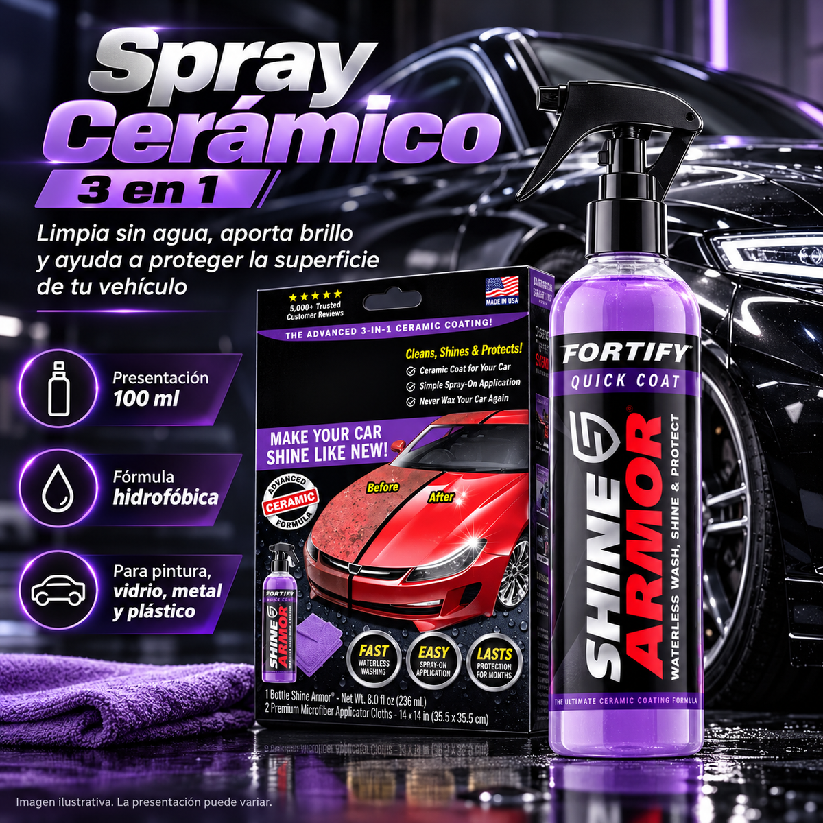 Spray De Revestimiento Ceramico Carro