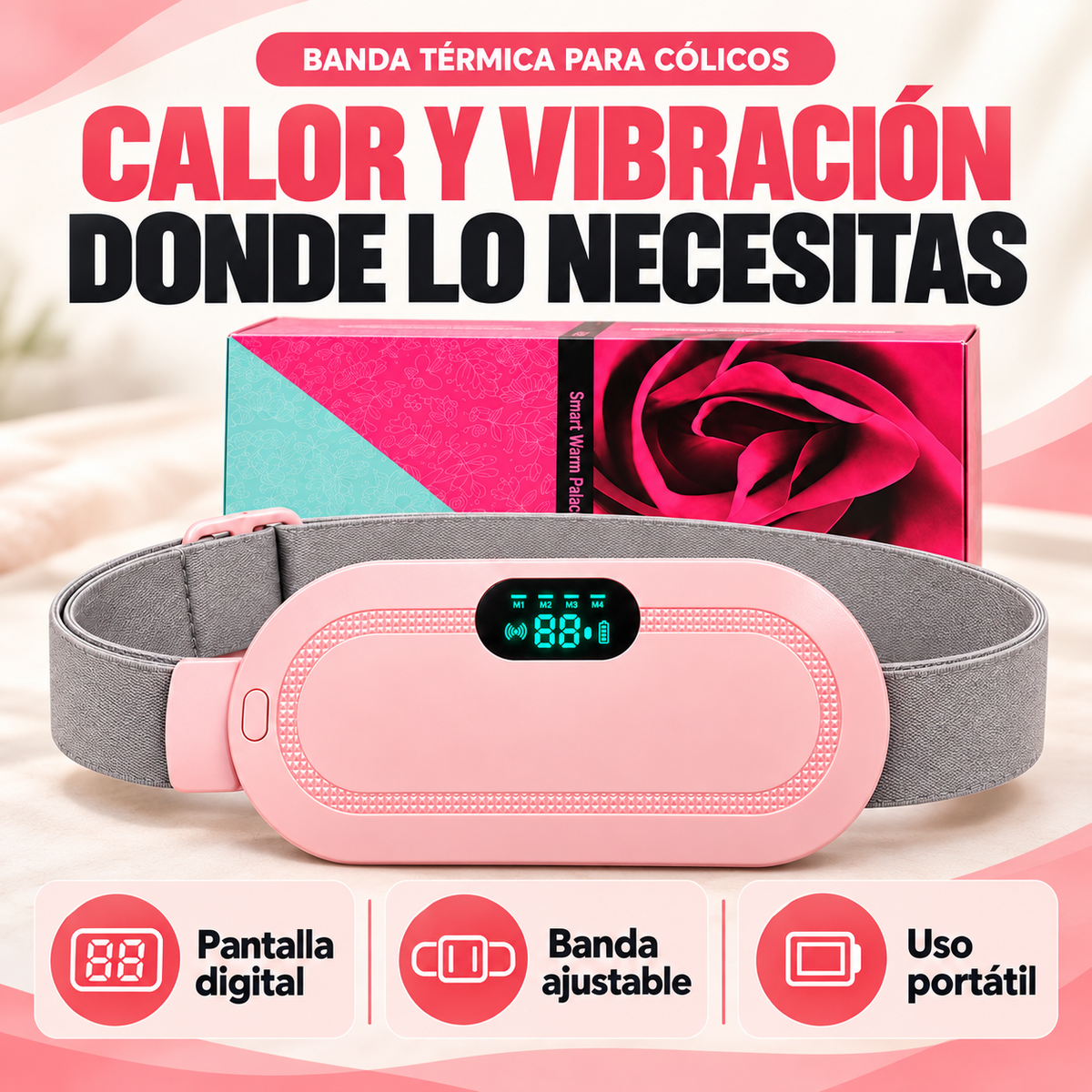 Banda térmica para cólicos