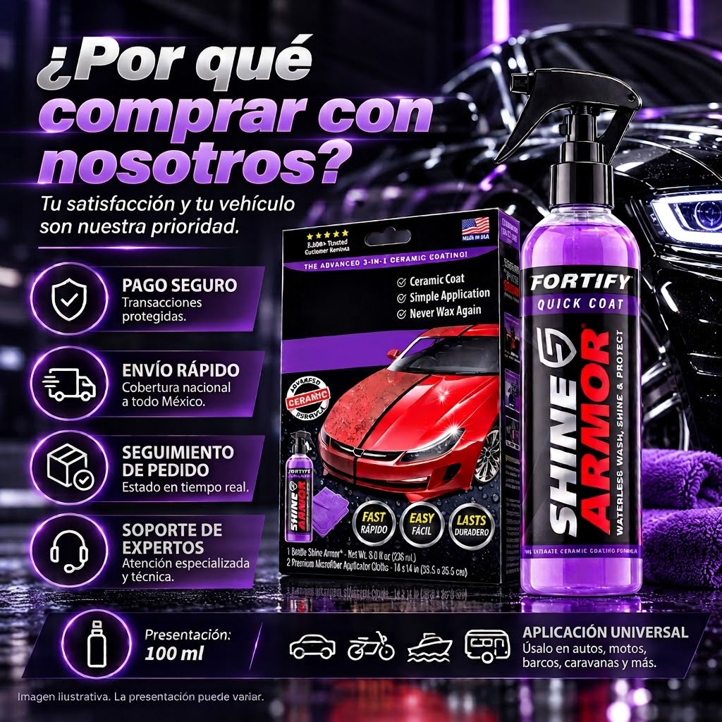 Spray cerámico y opciones de pago, envío y atención The Better Stuff Co.